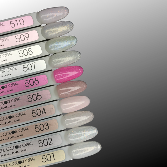 MOON FULL Opal NÂș510 (Soft pink with multi-colored shimmer)