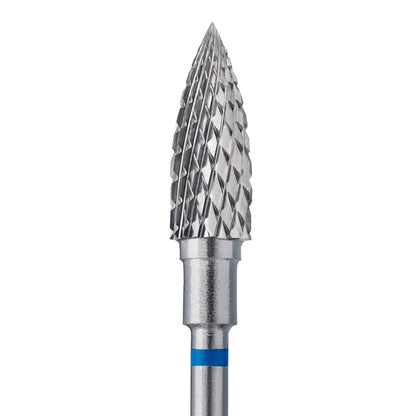 Carbide nail drill bit flame blue EXPERT head diameter 5 mm / working part 13,5 mm