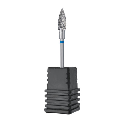 Carbide nail drill bit flame blue EXPERT head diameter 5 mm / working part 13,5 mm