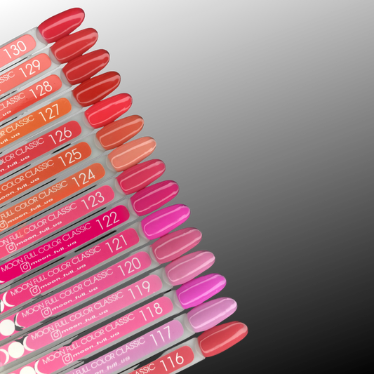 MOON FULL Classic №130 (Warm pink-red)
