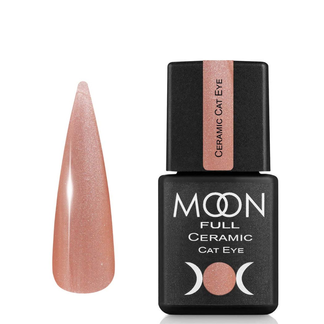MOON FULL Ceramic Cat Eye Nº 537( Peach satin)