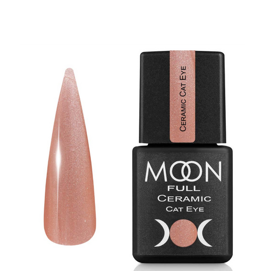 MOON FULL Ceramic Cat Eye Nº 537( Peach satin)