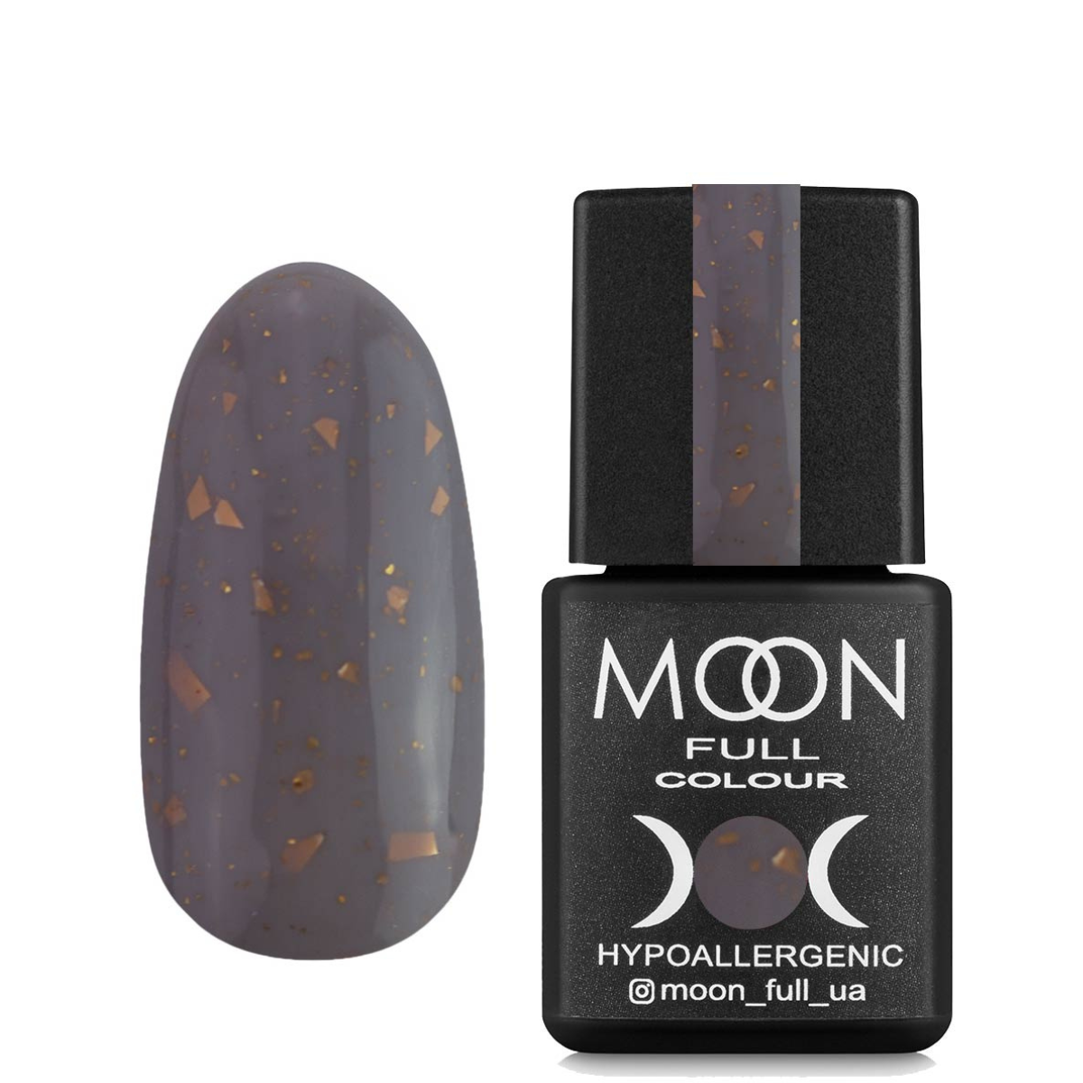 MOON FULL Rubber Base 8ml Leaf №05 (Gently coffee with golden undertones)