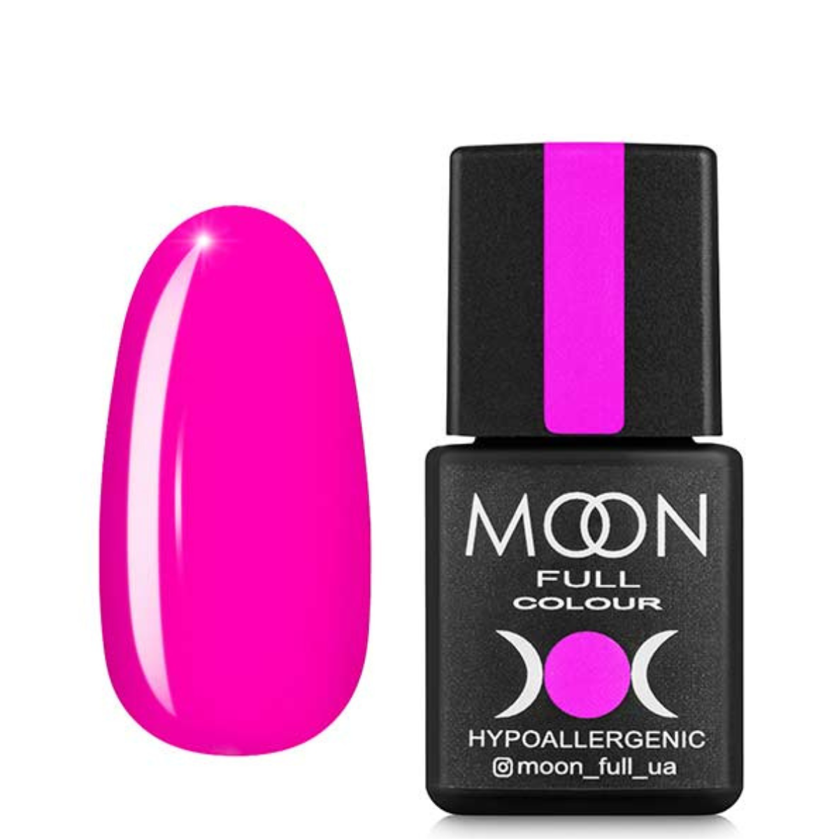 MOON FULL Classic №121 (Deep bright pink)
