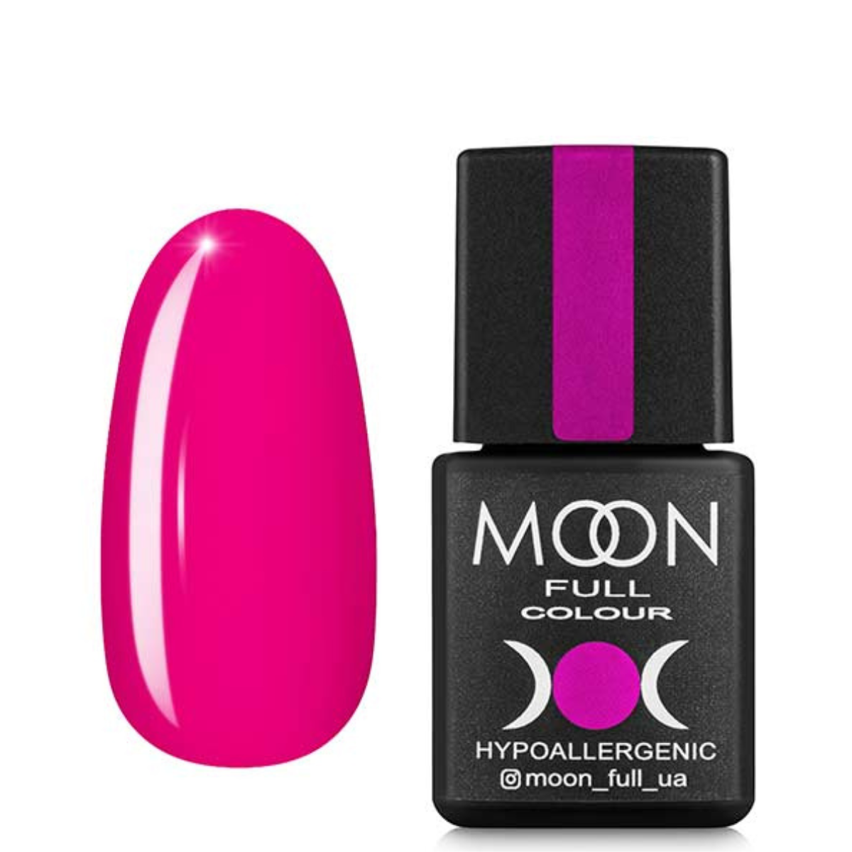 MOON FULL Classic №122 (Bright pink with a raspberry tint)