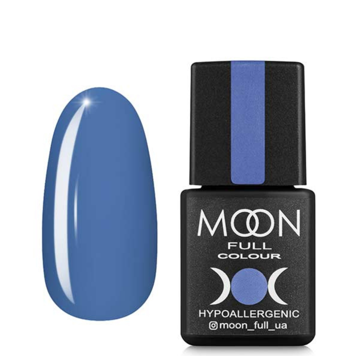 MOON FULL Classic №154 (Blue with a gray undertone)