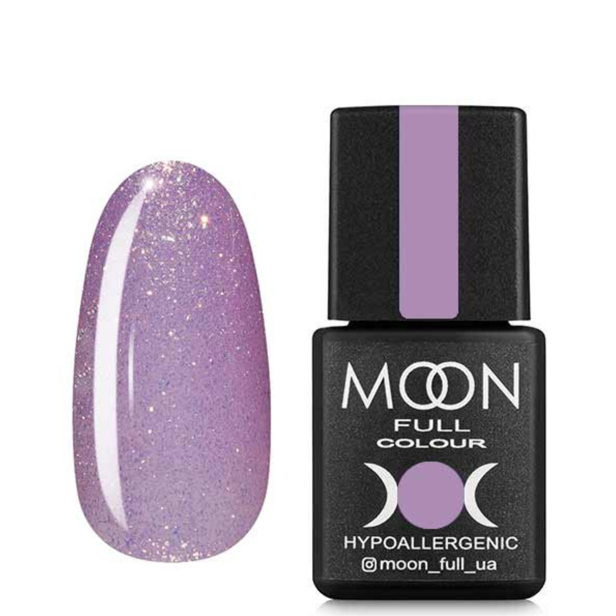 MOON FULL Classic №305 (Light lilac with golden shimmer)