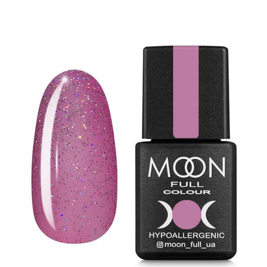 MOON FULL Classic №306 (Translucent pink with multi-colored shim)