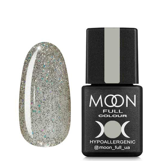 MOON FULL Classic №313 (White gold, shimmering)