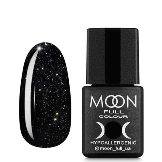 MOON FULL Classic №319 (Black and green with silver shimmer)