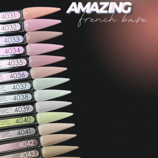 MOON FULL Amazing Base 12ml French №4042 (Pink flesh-colored)