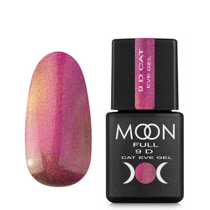 MOON FULL 9D Cat Eye gel Nº 1( Raspberry pink)