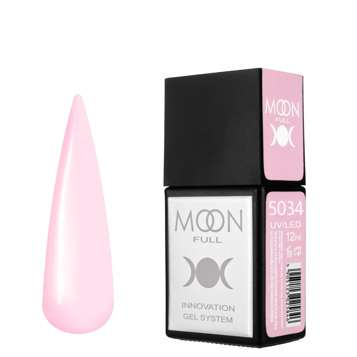 MOON AMAZING Color Gel polish 12ml №5034