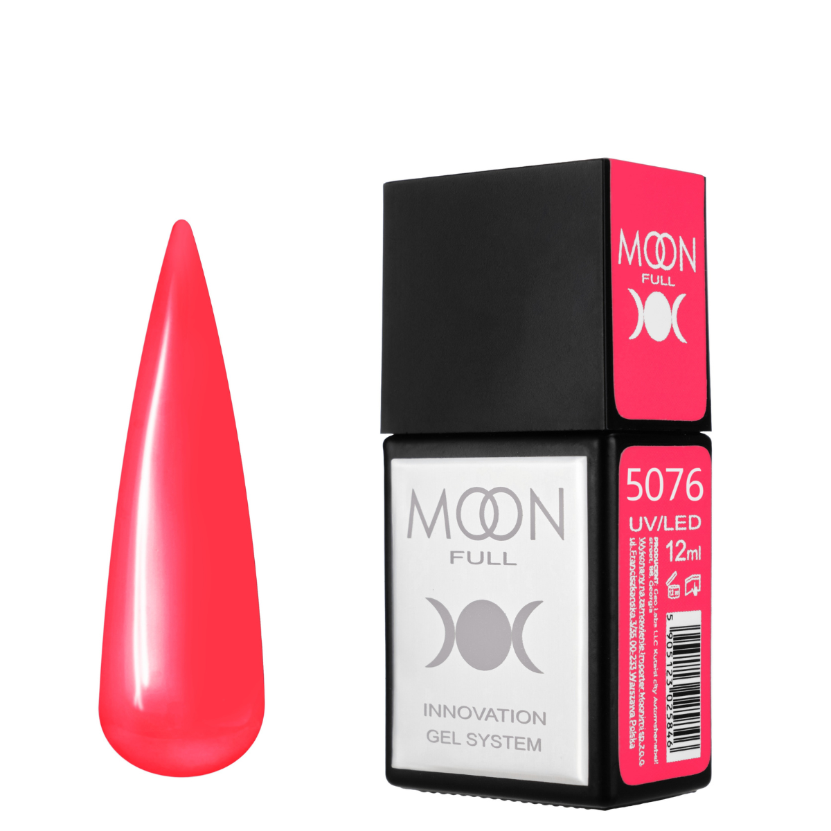 MOON AMAZING Color Gel polish 12ml №5076