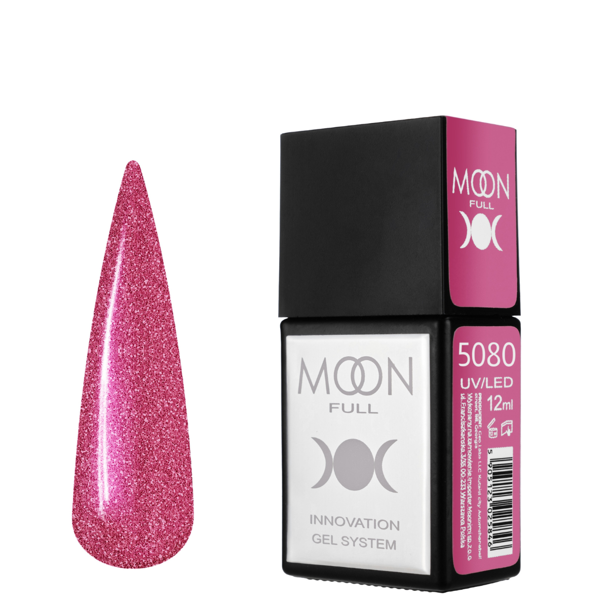 MOON AMAZING Color Gel polish 12ml №5080