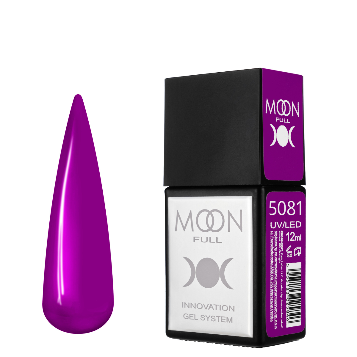 MOON AMAZING Color Gel polish 12ml №5081