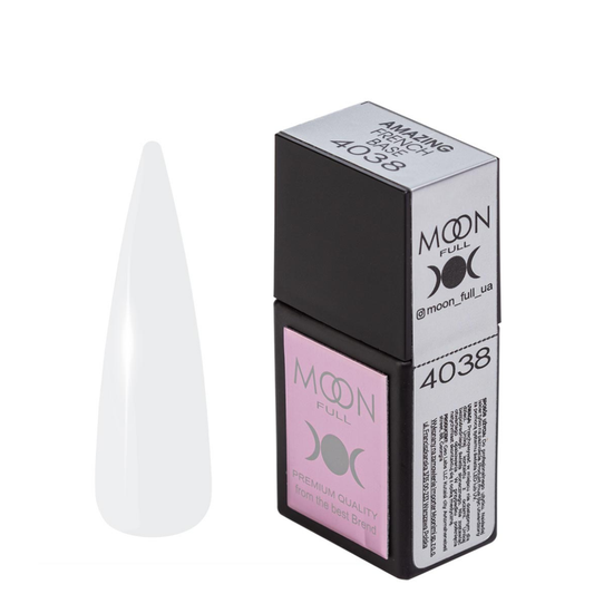 MOON FULL Amazing Base 12ml French №4038(White)