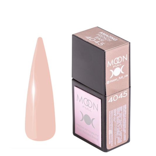 MOON FULL Amazing Base 12ml French №4045 (Warm latte)