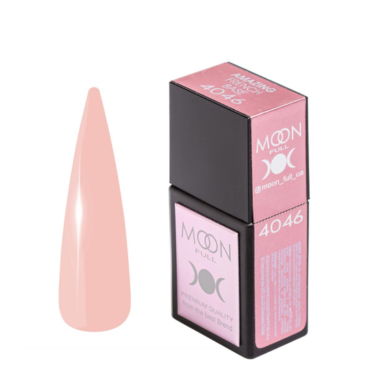 MOON FULL Amazing Base 12ml French №4046 (Peach latte)