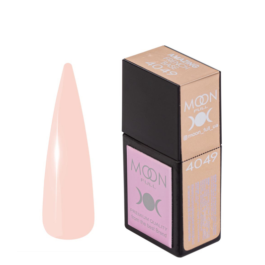 MOON FULL Amazing Base 12ml French №4049 (Apricot cream)