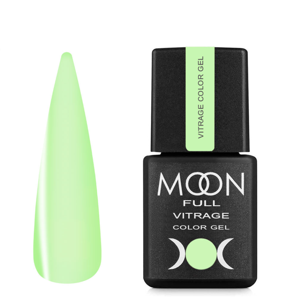 MOON FULL Vitrage Collor Gel Nº 03(Green)