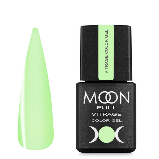MOON FULL Vitrage Collor Gel Nº 03(Green)