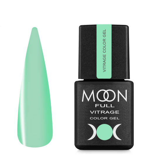 MOON FULL Vitrage Collor Gel Nº 04(Turquoise)