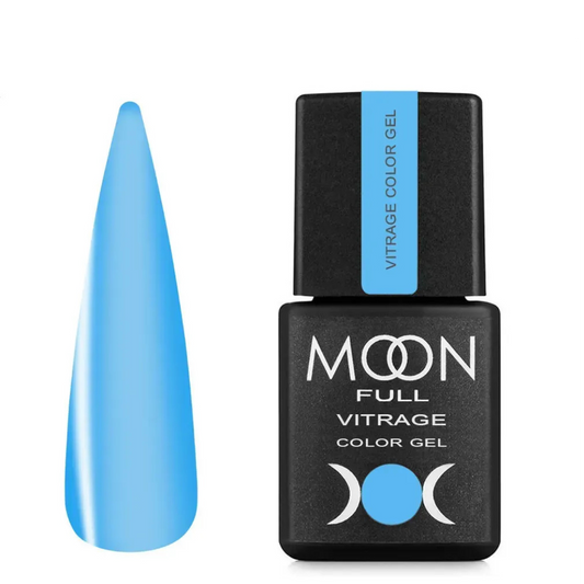 MOON FULL Vitrage Collor Gel Nº 06(Blue)