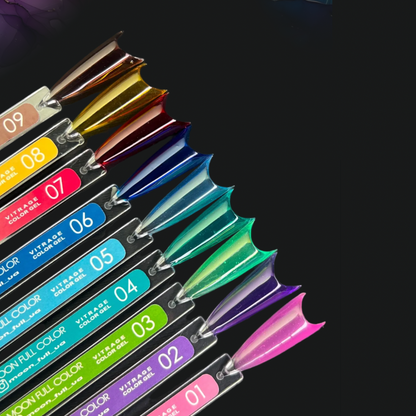 MOON FULL Vitrage Collor Gel Nº 03(Green)